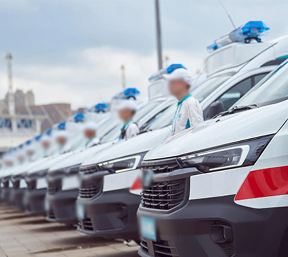 白河县服务车队展示